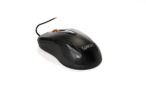 Kit Wired tastatura si mouse SPACER SPDS-S6201, taste numerice, Negru [2]