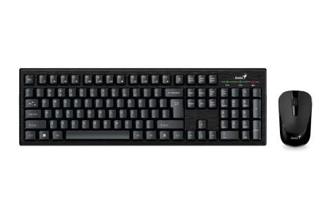 Kit Tastatura Mouse - Kit Wireless Genius KM-810, negru