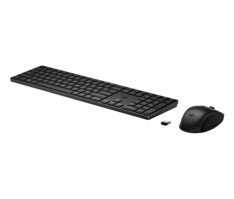Kit Tastatura Mouse - Kit Wireless tastatura si mouse HP 655, taste numerice, Negru