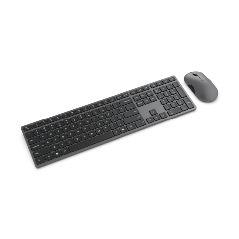 Kit wireless tastatura si mouse Lenovo 700 Modern, taste numerice, gri inchis [4]