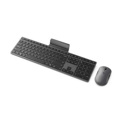 Kit wireless tastatura si mouse Lenovo 700 Modern, taste numerice, gri inchis [3]