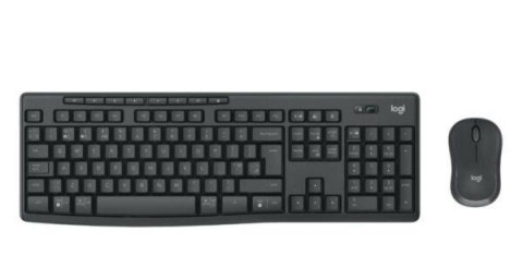 Kit Tastatura Mouse - Kit wireless tastatura si mouse Logitech MK370 Combo for Business, taste numerice, negru