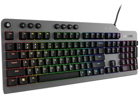 Lenovo Legion K500 keyboard Gaming USB QWERTY US English Black, Grey [3]