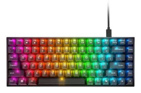 Lenovo Legion K510 Mini Pro keyboard Gaming USB US English Black, Transparent [8]