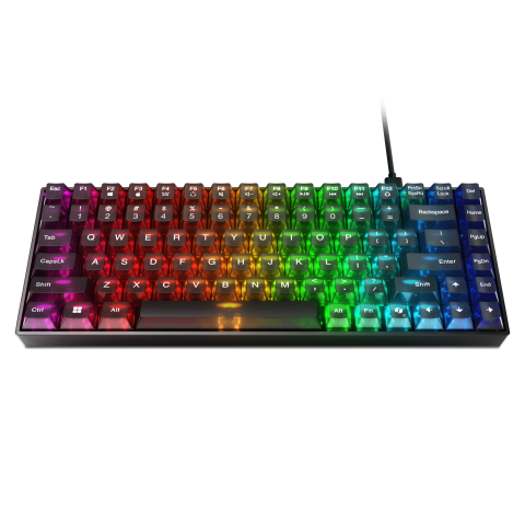 Tastaturi - Lenovo Legion K510 Mini Pro keyboard Gaming USB US English Black, Transparent