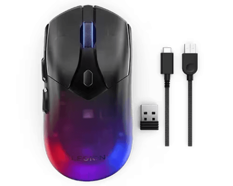 Periferice PC - Lenovo Legion M410 mouse Gaming Ambidextrous RF Wireless + USB Type-C Optical 16000 DPI