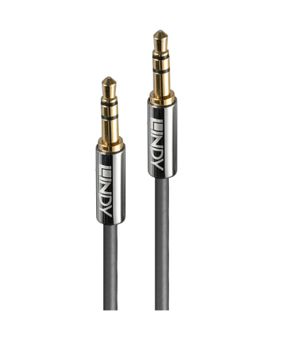 Conectica - Lindy Cablu Audio 3.5mm, 2m, Cromo Line