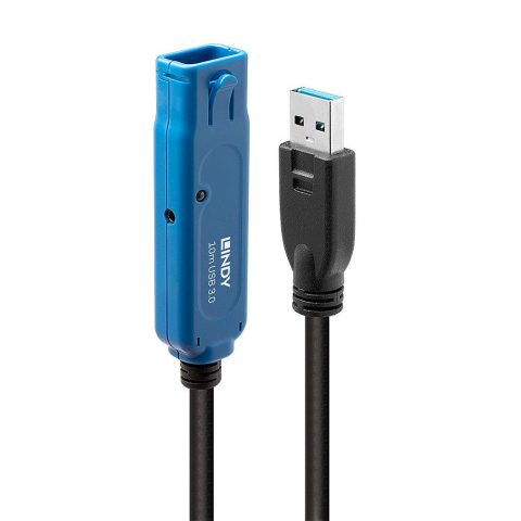 Cabluri periferice - Lindy Cablu Extensie USB 3.0 Activ Pro 10m