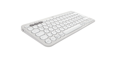 Logitech 920-012204 keyboard Mouse included Universal RF Wireless + Bluetooth QWERTZ German White [6]