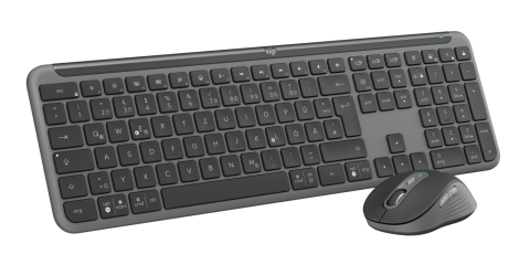 Logitech 920-012504 keyboard Mouse included Office RF Wireless + Bluetooth QWERTZ German Graphite [4]