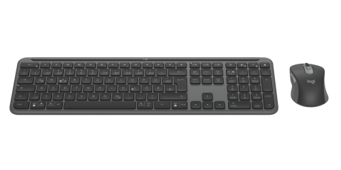 Logitech 920-012504 keyboard Mouse included Office RF Wireless + Bluetooth QWERTZ German Graphite [6]