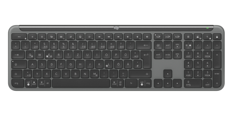 Logitech 920-012504 keyboard Mouse included Office RF Wireless + Bluetooth QWERTZ German Graphite [8]