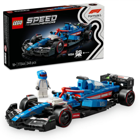 Seturi de Constructie - MASINA DE CURSE F1 VISA CASH, LEGO 77246