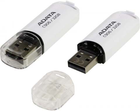 Memorii USB - Memorie USB ADATA C906 32 GB, USB 2.0, Alb