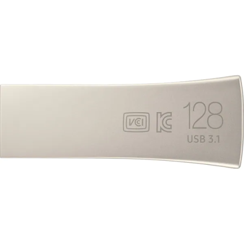 Memorii USB - Memorie USB Flash Drive Samsung 128GB BAR Plus, USB 3.1 Gen1, Champaign Silver