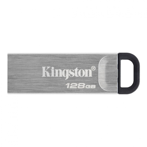 Memorii USB - Memorie USB Kingston DataTraveler Kyson 128GB, USB 3.2, Argintiu