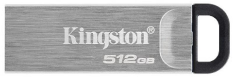 Memorii USB - Memorie USB Kingston DataTraveler Kyson 512GB, USB Type-A, Argintiu