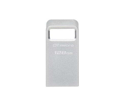Memorii USB - Memorie USB Kingston DataTraveler Micro 128 GB, USB 3.2, Argintiu