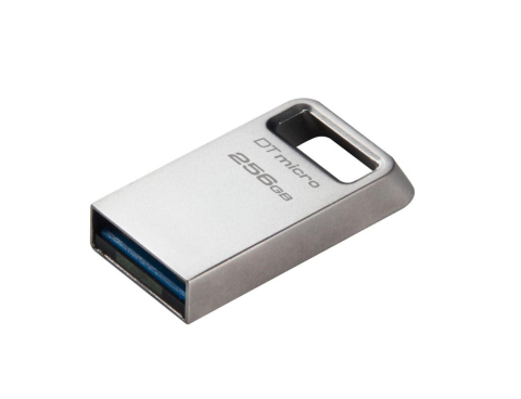 Memorie USB Kingston DataTraveler Micro 256 GB, USB 3.2, Argintiu [1]