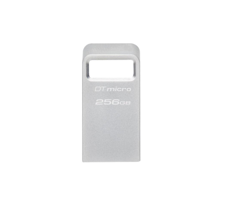 Memorii USB - Memorie USB Kingston DataTraveler Micro 256 GB, USB 3.2, Argintiu