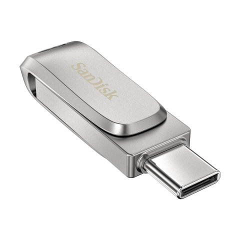 Memorie USB SANDISK Ultra Dual Drive Luxe 64 GB, USB Type-C, Metallic [2]