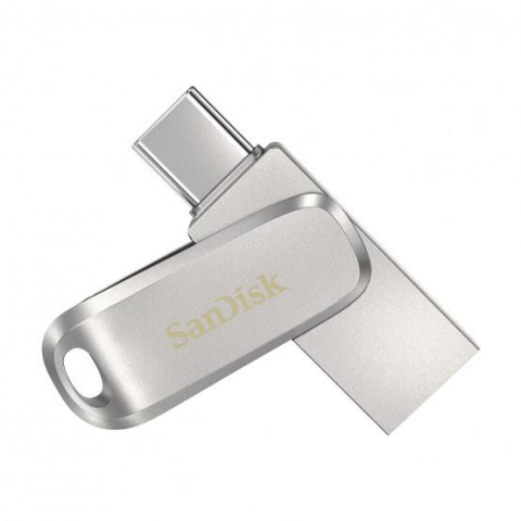 Memorie USB SANDISK Ultra Dual Drive Luxe 64 GB, USB Type-C, Metallic [1]