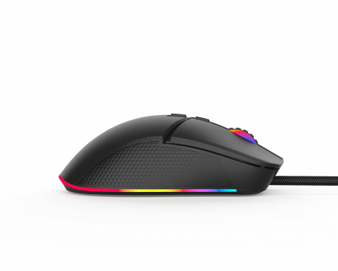 Mouse gaming Serioux Kayel, Senzor Sunplus 199, 800-6400 DPI, switch HUANO, pana la 20 milioane de click-uri, 7 Butoane, 6 moduri de iluminare RGB, cablu USB 1.5M, plug and play, compatibil cu Windows 2000/XP/9X/VISTA/7/8/10 [3]