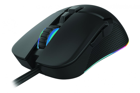 Mouse gaming Serioux Kayel, Senzor Sunplus 199, 800-6400 DPI, switch HUANO, pana la 20 milioane de click-uri, 7 Butoane, 6 moduri de iluminare RGB, cablu USB 1.5M, plug and play, compatibil cu Windows 2000/XP/9X/VISTA/7/8/10 [1]