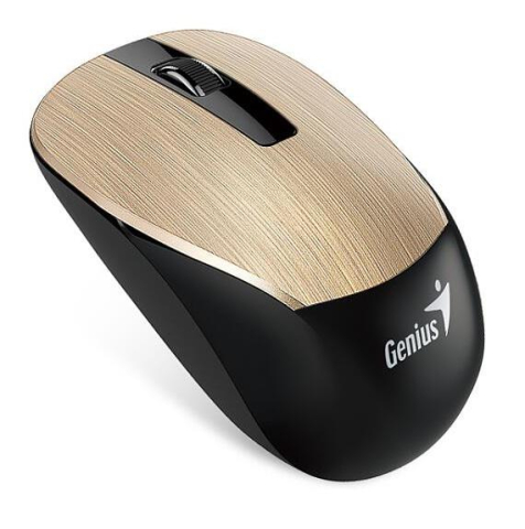 Periferice PC - Mouse Genius NX-7015, wireless, auriu