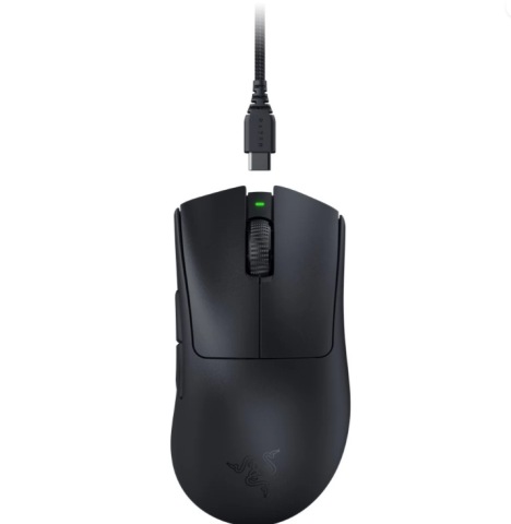 Mouse - Razer DeathAdder V3 HyperSpeed mouse Gaming Right-hand RF Wireless + USB Type-C Optical 26000 DPI