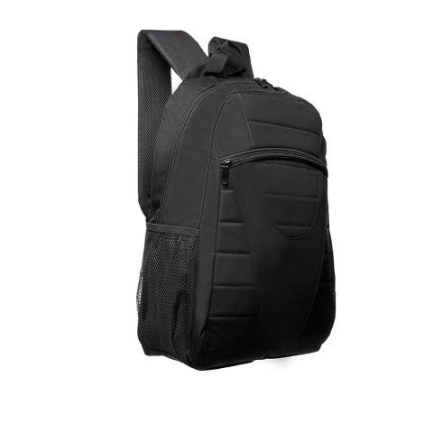 Genti Laptop - RUCSAC LAPTOP SPACER SPB18906 15.6", 1x compartiment, buzunar frontal, 2x buzunar lateral, waterproof, nylon, negru