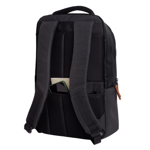 Rucsac laptop Trust Lisboa pentru laptop-uri cu diagonala de 16", material POM, RPET Polyester, RPET twill polyester, volum 23 L, negru [2]