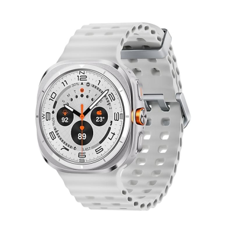 SmartWatch - SG Watch Ultra 47mm 1.5" (4G eSIM Cellular) Titanium White (Silver / White strap) (2025)