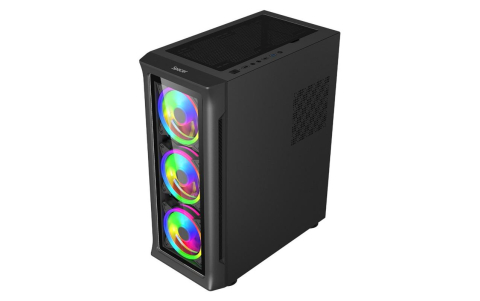 SPACER SPCS-GC-SHIELD computer case Midi Tower Black [1]