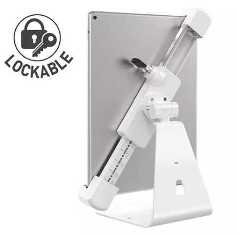 Stand tableta si telefon mobil Barkan T71HL, 7" - 14", Greutate maxima 1.4kg, Culoare: Alb. [1]