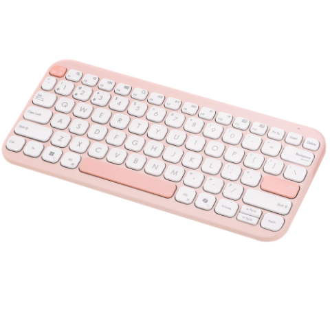 Tastatura ASUS Marshmallow KW100, Wireless, Roz [2]