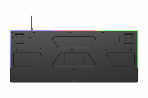Tastatura gaming cu fir iluminata Serioux Nexor, interfata USB, numar de taste: 104, material ABS, anti-ghosting: 19 taste, lungime cablu 1.5m PVC, dimensiuni (LxAxH): 435.74 × 178.54 × 33.62 mm, negru [4]