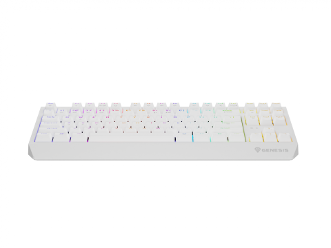 Tastatura gaming mecanica wireless Genesis Thor 230 TKL, iluminare RGB, 87 taste, 11 butoane multimedia, alb [10]