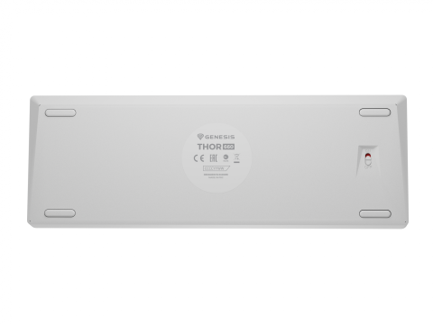 Tastatura gaming mecanica wireless Genesis Thor 660 G2 60% , iluminare RGB, switch Tactile, switch model Gateron Brown, numar taste 61, 13 butoane multimedia, lungime cablu 1.5m, dimensiuni 293 x 102 x 39 mm, alb [2]