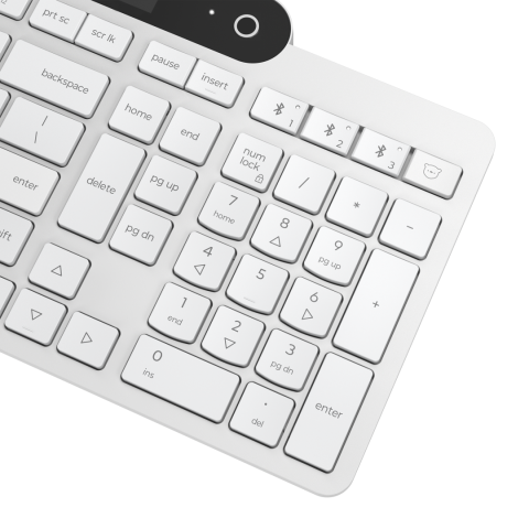Tastatura Lenovo 800, Wireless, Alb [11]