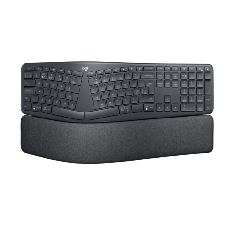 Tastaturi - Tastatura Logitech ERGO K860, Wireless, Gri