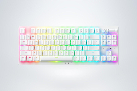 Tastaturi - Tastatura Mecanica Gaming Razer DeathStalker V2 Pro Tenkeyless, RGB, Alb