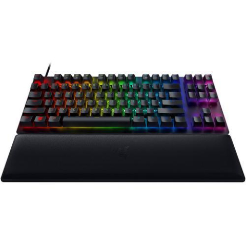 Tastaturi - Tastatura Razer Huntsman V2 Tenkeyless (Purple Switch) cu fir, negru