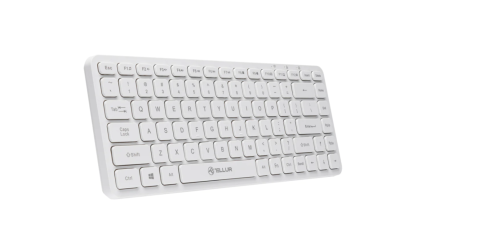 Tastatura Tellur Mini, Wireless, Alb [1]