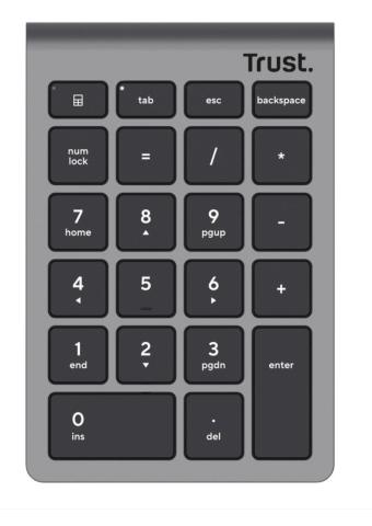 Tastaturi - Tastatura Trust Xalax, Wireless, Argintiu