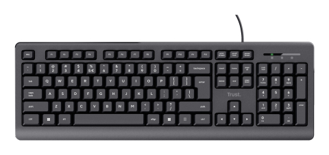 Trust 24639 keyboard Office USB No US English Black [2]