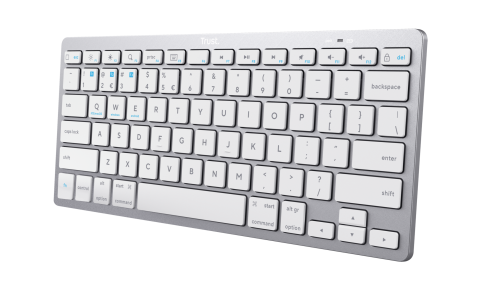 Tastaturi - Trust 24651 keyboard Universal Bluetooth QWERTY US English Silver