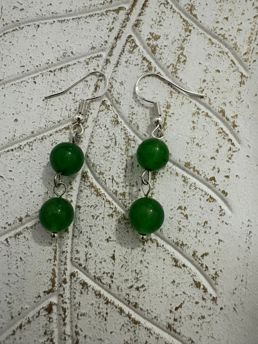  Cercei Jad Naturali –Cm165- Echilibru și Noroc [2]