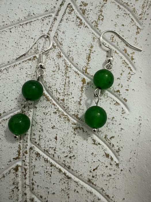  Cercei Jad Naturali –Cm165- Echilibru și Noroc [4]