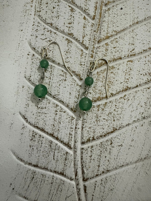 Cercei Aventurin Verde – Energie, Noroc și Echilibru | Cercei Magici [2]